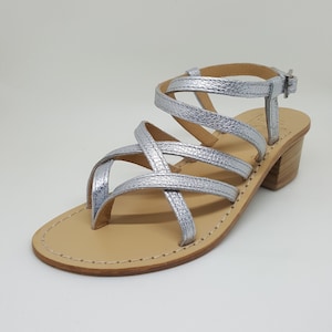 Handmade women&#39;s sandals handmade with quality materials: real leather and real leather 100% Made in Italy Handmade Sandals for Women