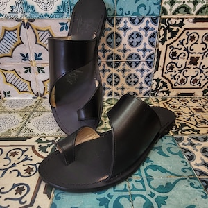 Handmade women's sandals made with quality materials: genuine leather and genuine leather 100% Made in Italy Handmade Sandals for Women Black