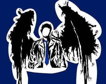 Castiel Supernatural Sticker | Supernatural Sticker