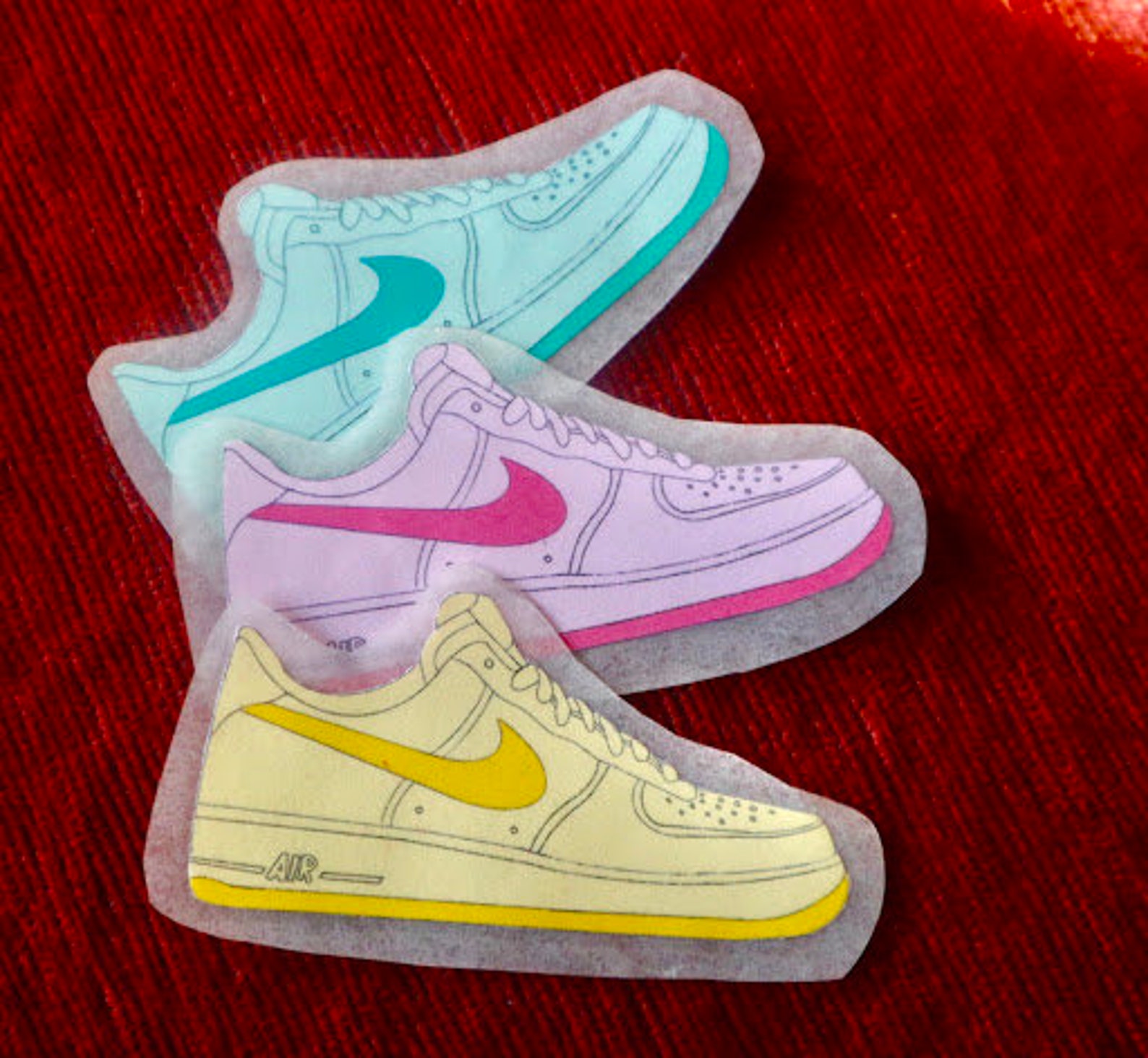 nike air force swoosh stickers