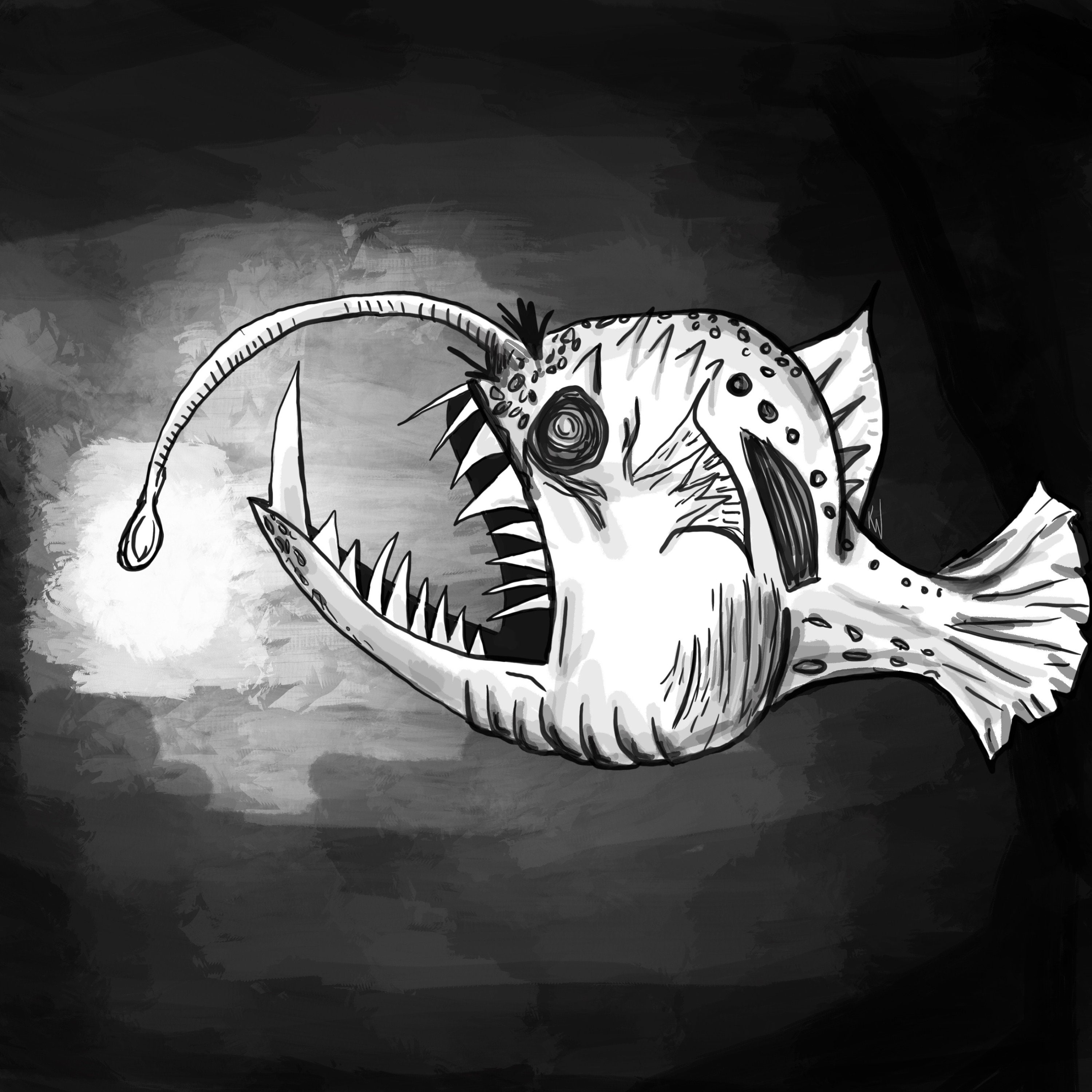 Angler Fish - Etsy Canada Angler Fish - Etsy Canada