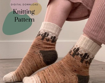 Comfy Cacti Sock Pattern