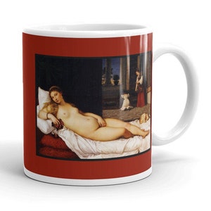 Liegende Venus Tasse – Tizian Fine Art Kaffeetasse