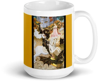 Saint George and the Dragon Mug – Renaissance Fine Art Coffee Cup
