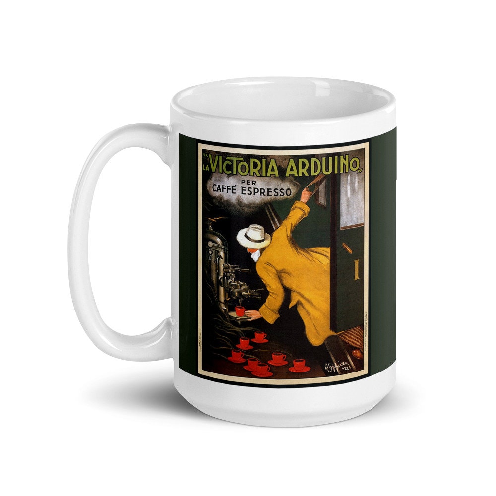 Vintage Victoria Arduino Coffee Mug – Art Deco Espresso Ad - Etsy