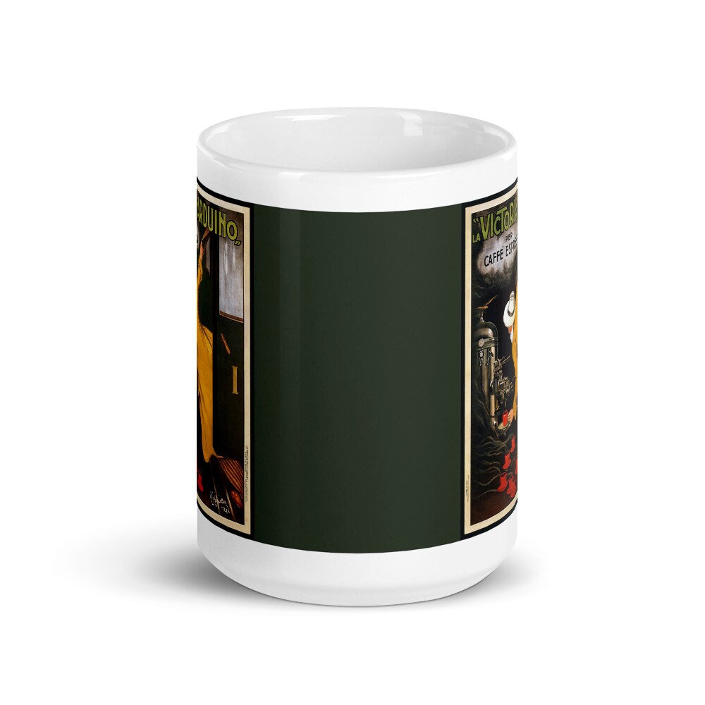 Vintage Victoria Arduino Coffee Mug – Art Deco Espresso Ad - Etsy