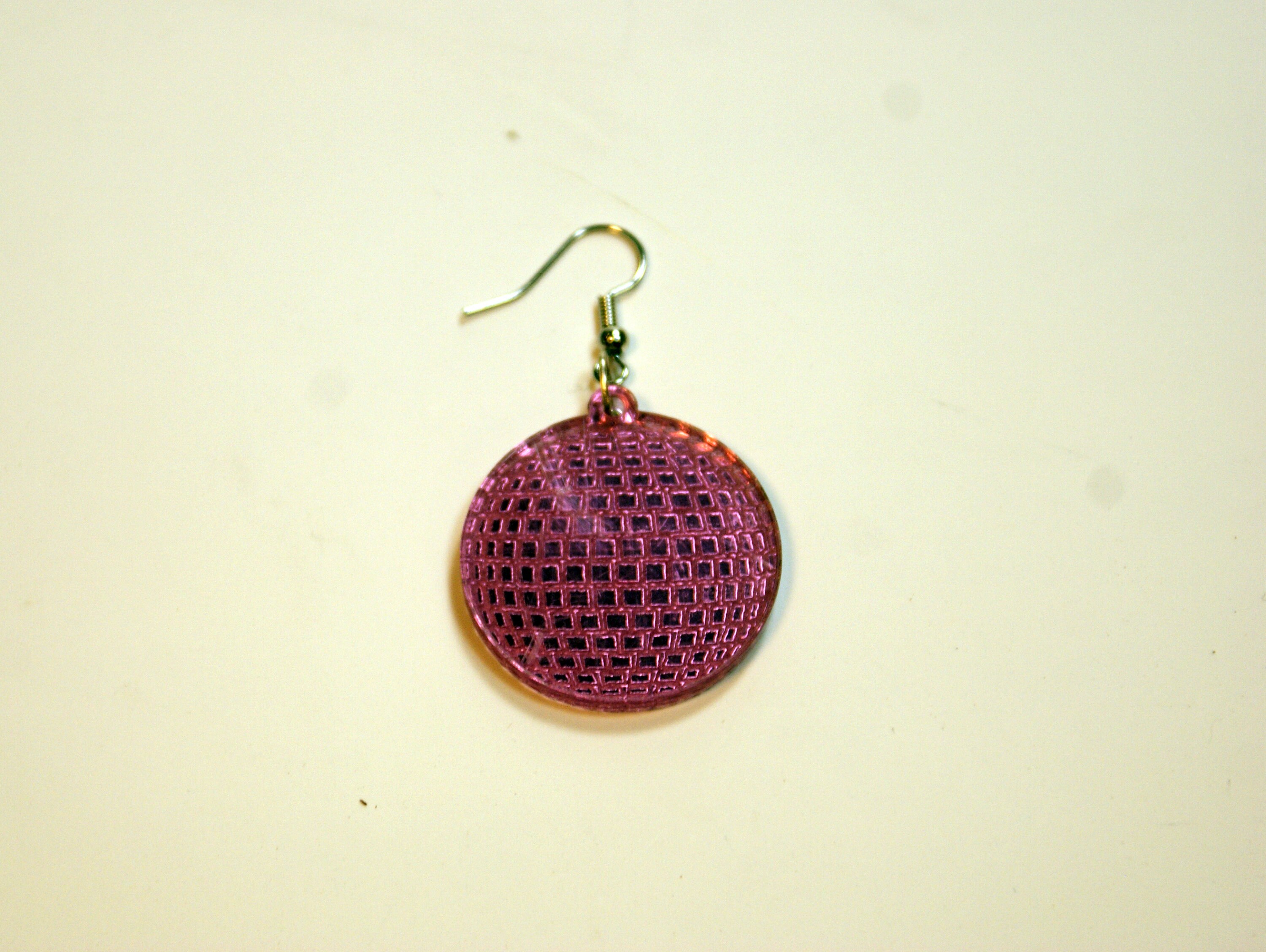 Mirrored Disco Ball Earrings Etsy UK