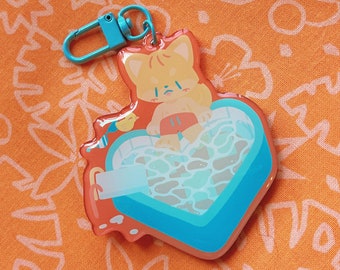 Pretty by the Pool Shiba Charm