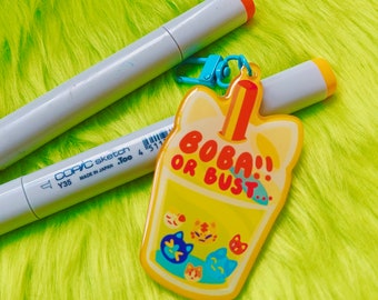 Boba or Bust Charm