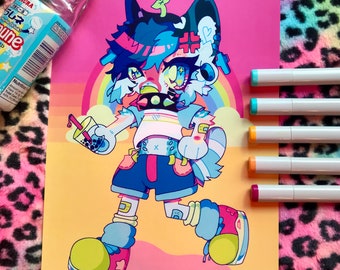 90’s Style Benji Print