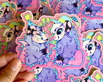 Possum Party Stickers