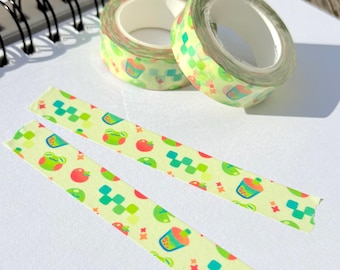 Cinta Washi con diseño de ranas