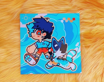 Two Benji's Mini Print