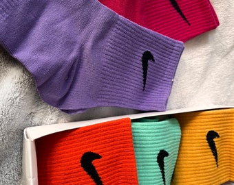 Coloured Nike socks