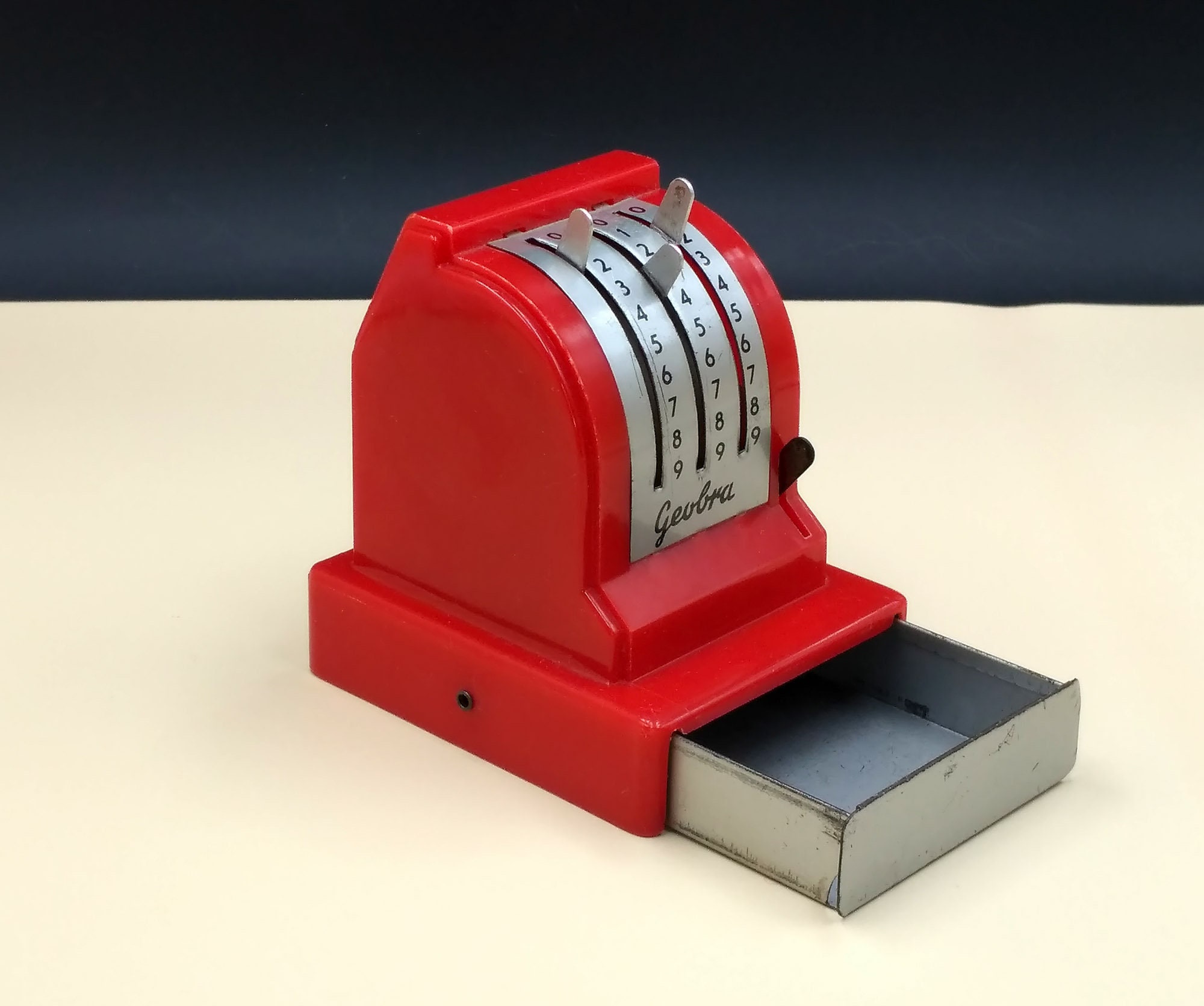 1940s Vintage Toy Cash Register Geobra German Etsy