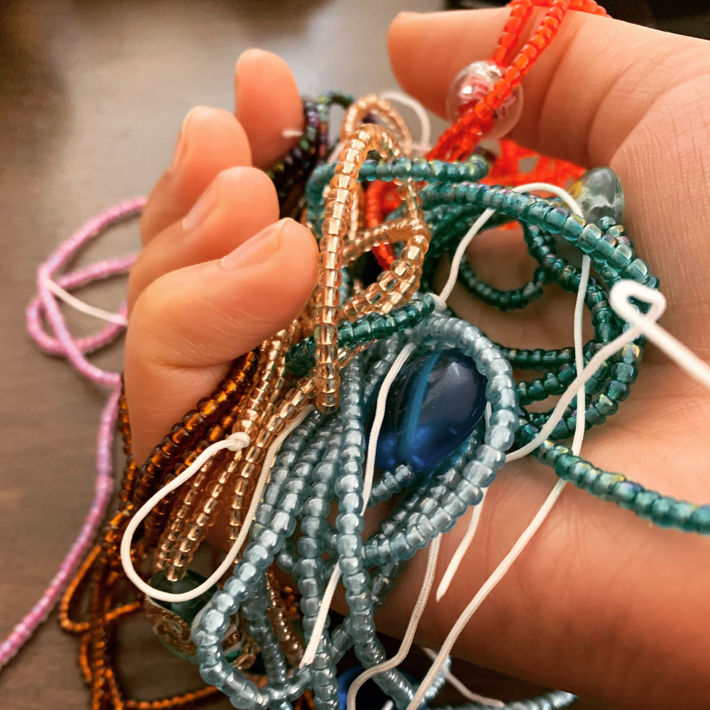 Handmade Waist Beads 3 for 22 | Etsy