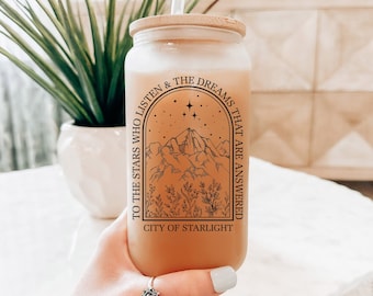 Vaso de café ACOTAR / Taza de lectura Velaris / Regalo para amantes de los libros / Café City of Starlight / Regalo de café / Taza para amantes de los libros / Taza A Court of