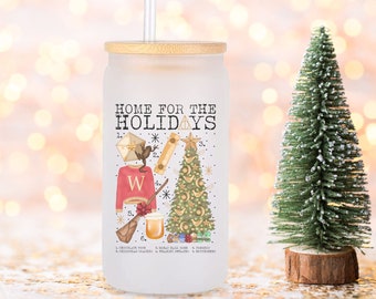 Wizard Magic Beer Can | Glass HP Mug | Magic Mug | Iced Coffee Cup | HP Coffee Cup | HP Christmas Coffee Gift | Wizard Christmas Gift