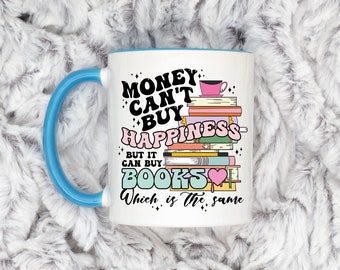Book Lover Mug Mug | Reader Mug | Booktok Mug |  Happiness is Reading | 11 oz Mug | Daily Reading Mug | Book Mug | TBR Book Mug