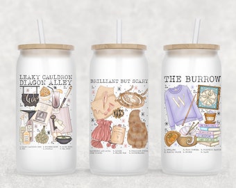 Wizard Magic Beer Can | Glass HP Mug | Wizard Home Mug | HP Coffee Cup | Brilliant but Scary Mug | Leaky Cauldron Mug | Wizard Castle Cup
