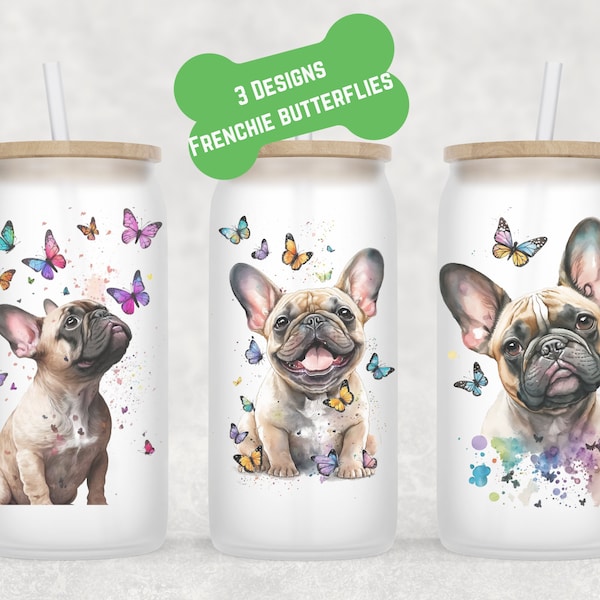 Frenchie Mug | Dog Mom Gift | Frenchie Coffee Cup| French Bulldog Coffee Cup | Frenchie Coffee Mug | Dog Mom Glass Coffee Cup | Dog Mom Mug