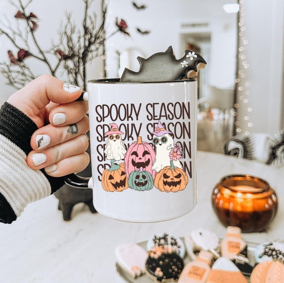 Halloween Mug | Retro Spooky Season Mug | Hallowen Fall Mug | Spooky Season Mug | Halloween Gift | Fall Coffee Mug | Pastel Halloween Mug