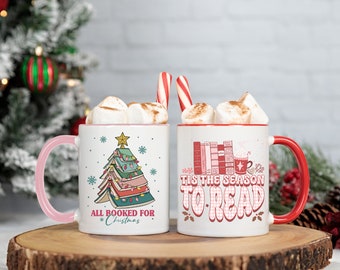 Christmas Reading Mug | Reading Coffee Mug | Gift for Book Lover | Tis the Season to Read | Coffee Gift | Book Lover Coffee Gift |