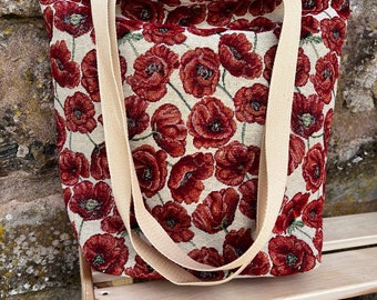 Poppies Tote Bag, Shopper