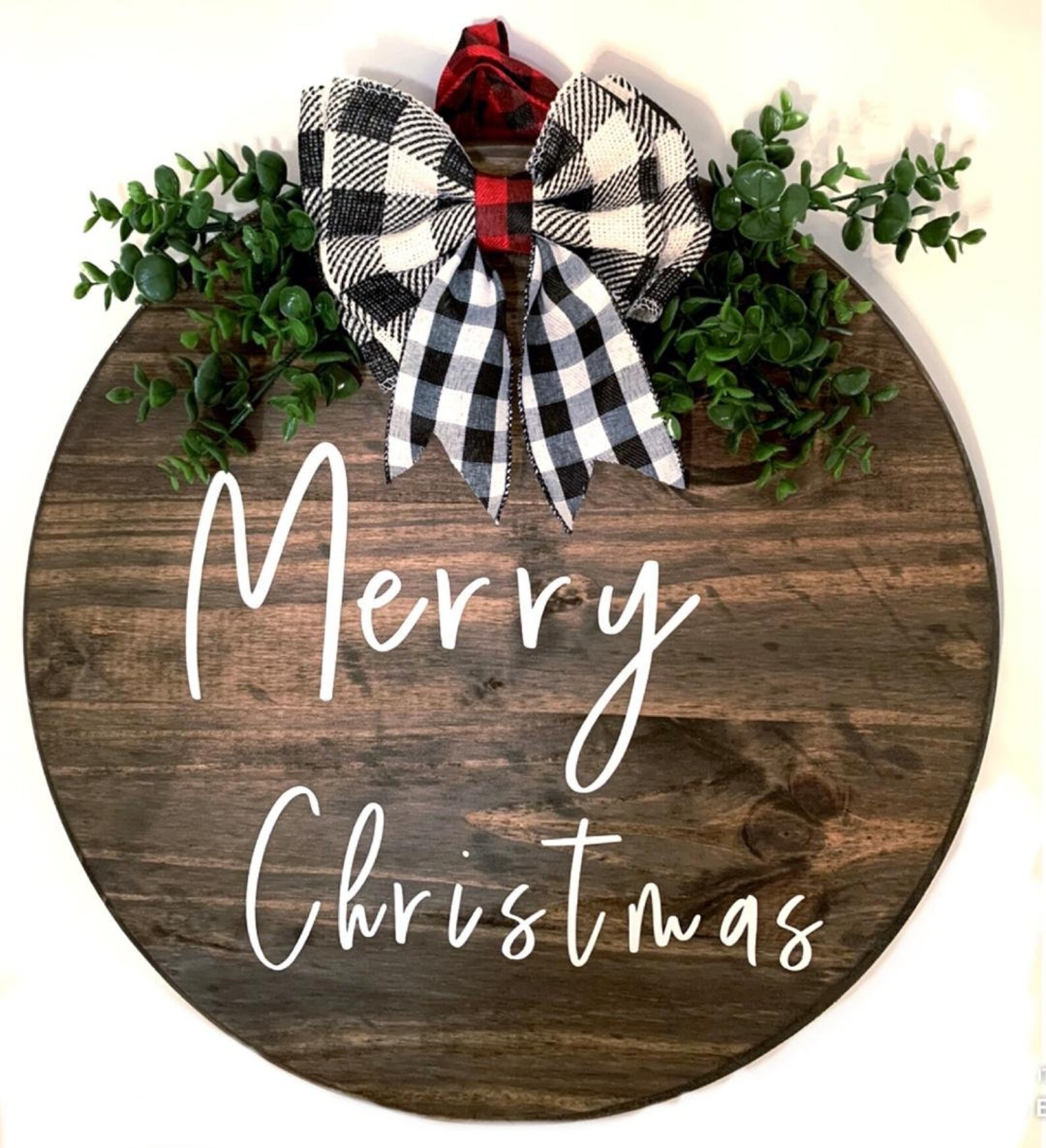 Merry Christmas Door Sign Holiday Door Sign Christmas Door | Etsy