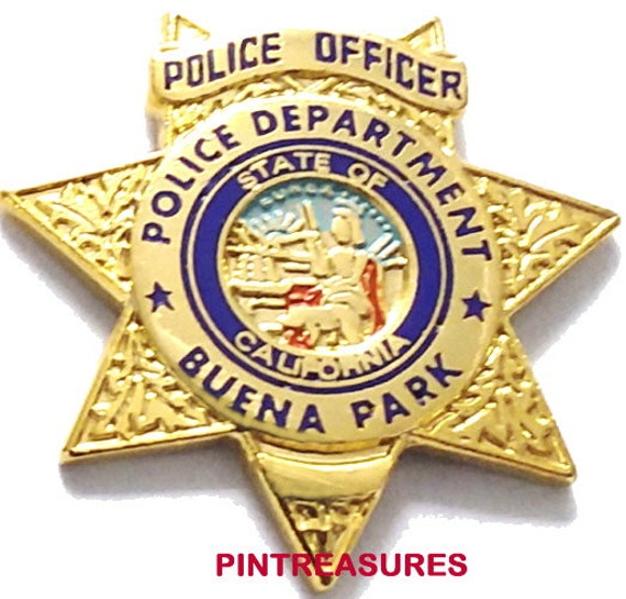 Police Pins Officer Sheriff Law Enforcement Badge Bue… Gem