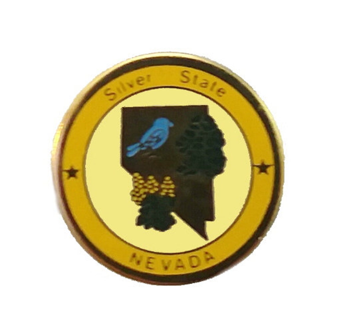 Nevada Pin State Bird Flower Nickname Shape Tree Travel Etsy