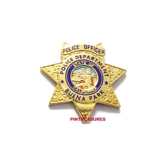 Police Pins Officer Sheriff Law Enforcement Badge Bue… Gem