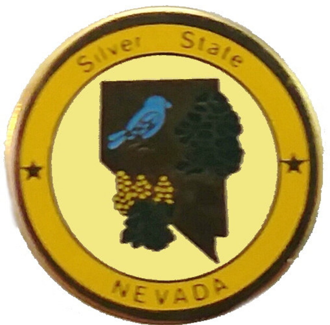 Nevada Pin State Bird Flower Nickname Shape Tree Travel | Etsy