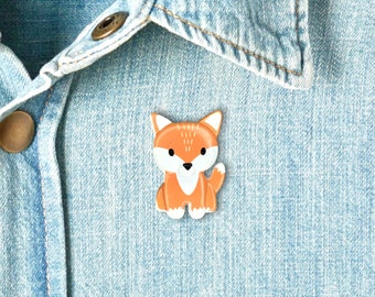 Épingle orange Fox