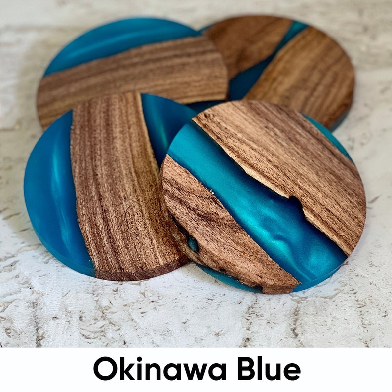 Wood Epoxy Coasters Etsy