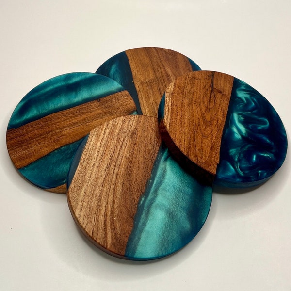 Wood Epoxy Coasters