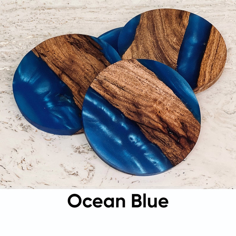 Wood Epoxy Coasters Etsy