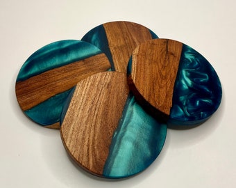 Wood Epoxy Coasters