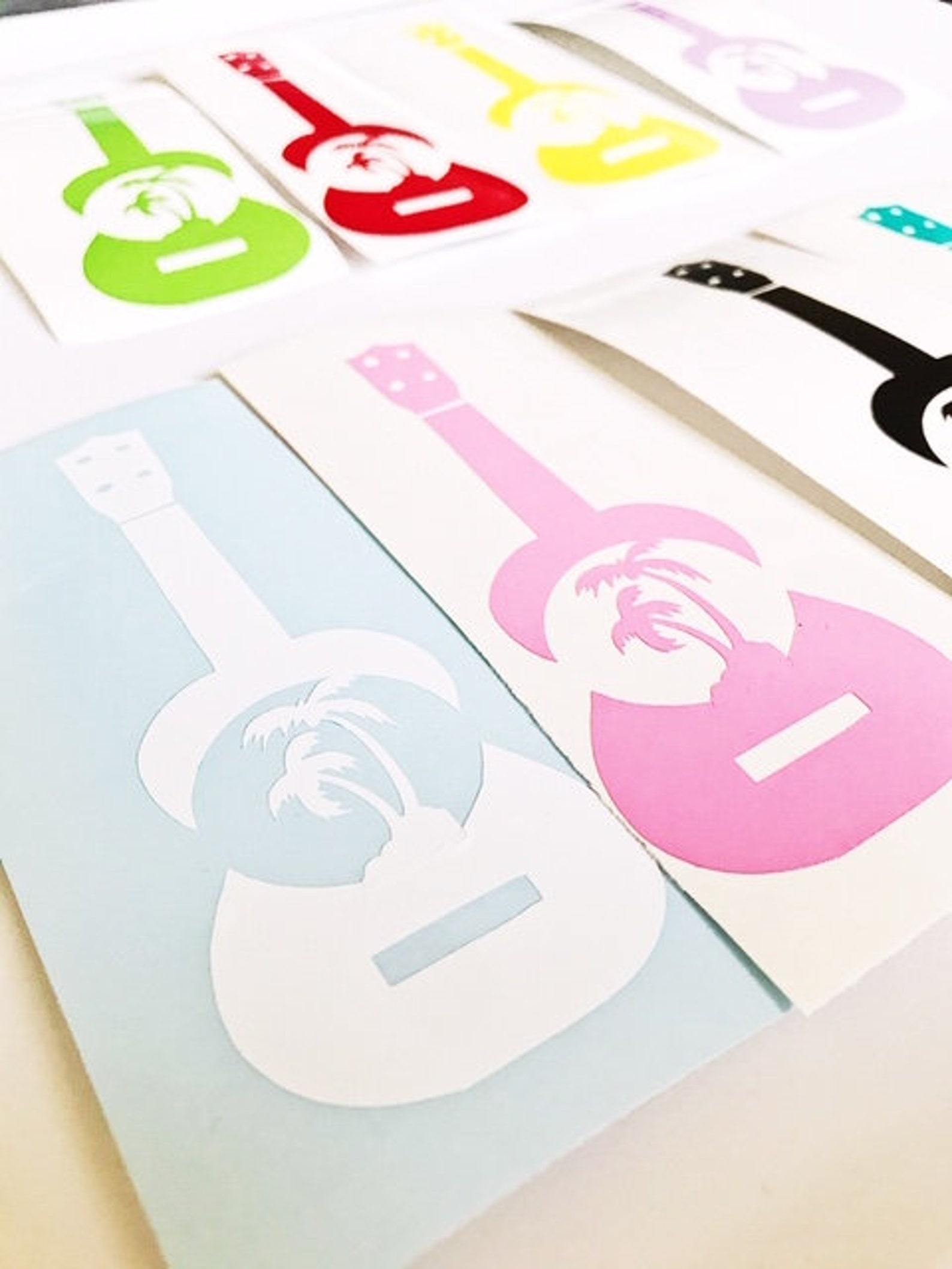 Ukulele Sticker Ukulele Decal FREE SHIPPING Palm Tree Etsy