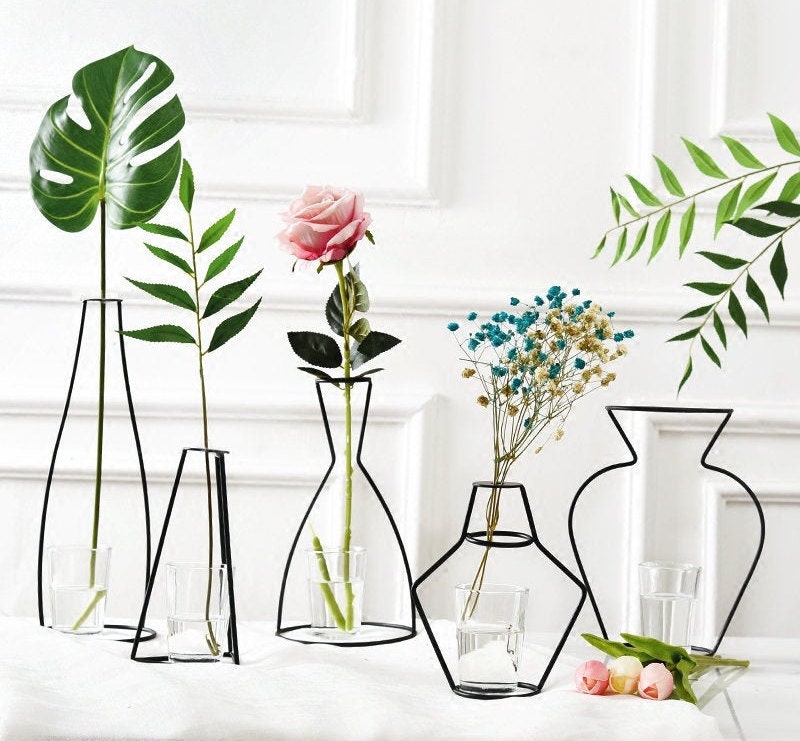 Floral Frame Frame Mockup Black Vase Flower Vase Etsy