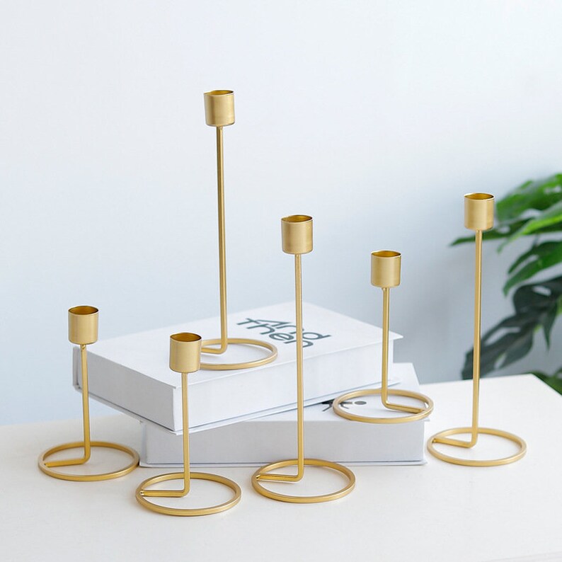 Holiday Candle Holder Candlestick Holder Modern Home Decor | Etsy