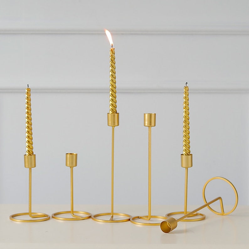 Holiday Candle Holder Candlestick Holder Modern Home Decor Etsy