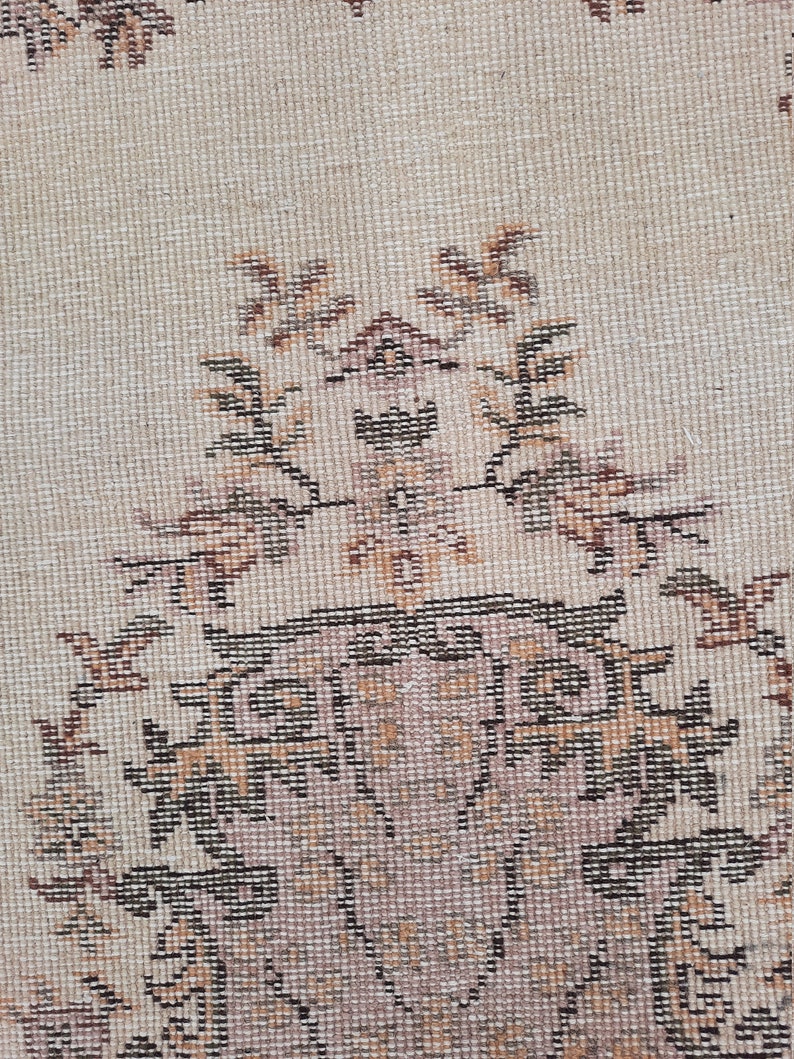 Turkish vintage anatolian area home bohemian rug,Living Room rug anatolian textile rug design office rug size=6.9x3.8 feet205x112cm
