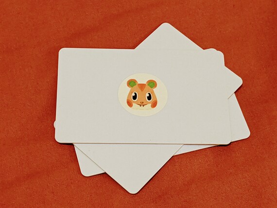 Set Of 9 Animal Crossing Amiibo Cards Choose From Over 500 Etsy