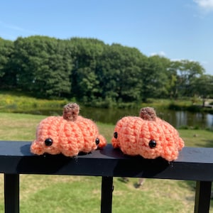 Crochet Pumpkin Whale Amigurumi