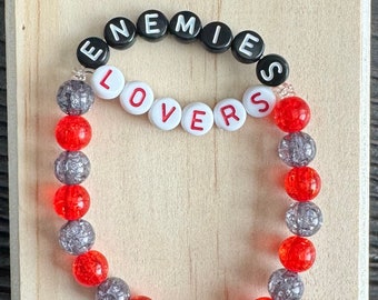 Enemies To Lovers Book Trope Friendship Bracelet - Made To Order, Customizable