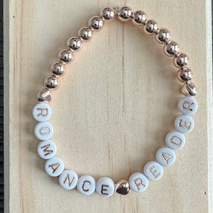 Romance Reader Friendship Bracelet - Custom, Made to Order