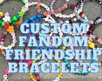 CUSTOM Fandom Friendship Bracelet - Made-to-Order