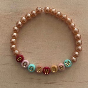 Bookworm, Book Lover, Bookish, Friendship Bracelets - Made to Order,
