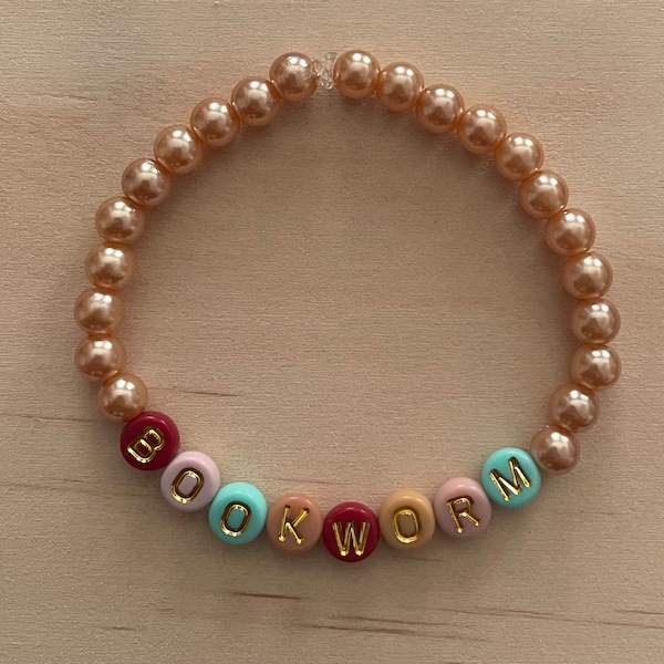 Bookworm, Book Lover, Bookish, Friendship Bracelets - Made to Order, Fully Customizable